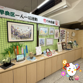 令和7年7月早良区役所花の作品展 全景